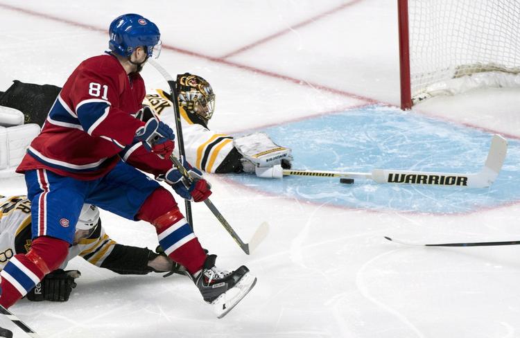 Videre. Lars Eller og Montreal er blandt de sidste fire hold i NHL-slutspillet. Første kamp mod New York er på lørdag. 