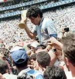 Kongen. Diego Maradonas brogede karriere kulminerede 29. juni 1986. 