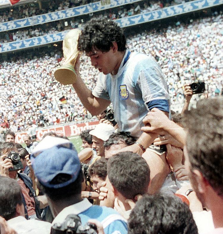 Kongen. Diego Maradonas brogede karriere kulminerede 29. juni 1986. 