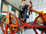 OPFINDELSE. Leonardo da Vinci forestillede sig, hvordan en cykel ville se ud, mange hundrede år før den blev opfundet. 