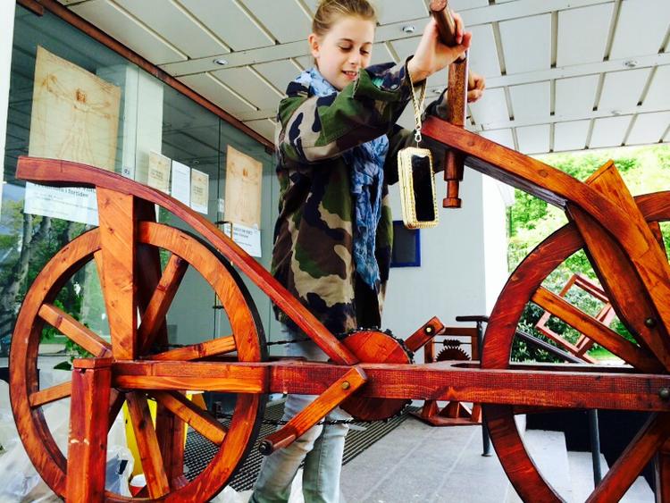 OPFINDELSE. Leonardo da Vinci forestillede sig, hvordan en cykel ville se ud, mange hundrede år før den blev opfundet. 