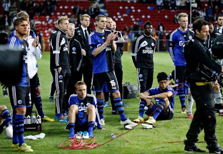 Nedtur. Sæsonens næstsidste kamp endte med endnu en skuffelse for FCK'erne. 