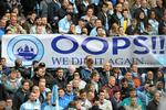 Ups. City-fansene havde fundet sarkasmen frem, da de vandt mesterskabet, men den økonomiske side ser ikke køn ud. 