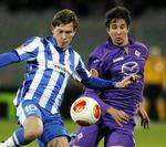 point-straf? Esbjergs Ryan Johnson Laursen (tv) kom til klubben i slutningen af august sidste år fra Lyngby, hvor han havde pådraget sig karantænepoint. 