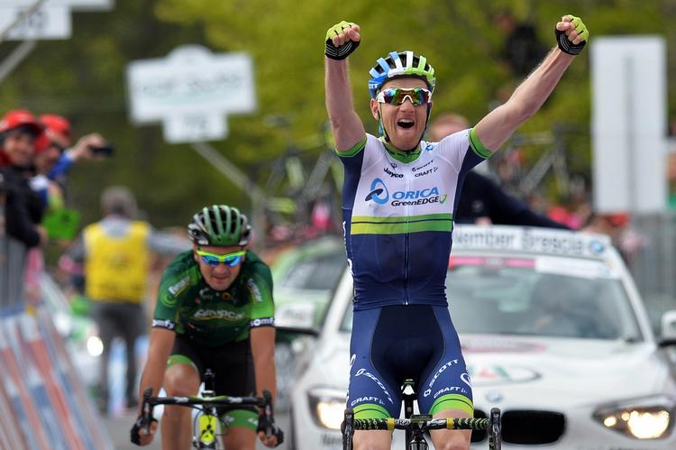 Succes. Pieter Weening vandt dagens etape, men nok så vigtig for den samlede stilling var det, at Domenico Pozzovivo kom over stregen et stykke foran favoritfeltet. 