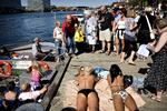 Tætpakket. Dem her kan vi løbe ind i i stor stil midt på ugen, men de er nok væk igen i weekenden, så nyd dem. Turisterne altså. 
