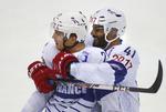 Nøglespiller. Med to scoringer og tre assist er Pierre-Édouard Bellemare (th) en af de vigtigse franske spillere. 