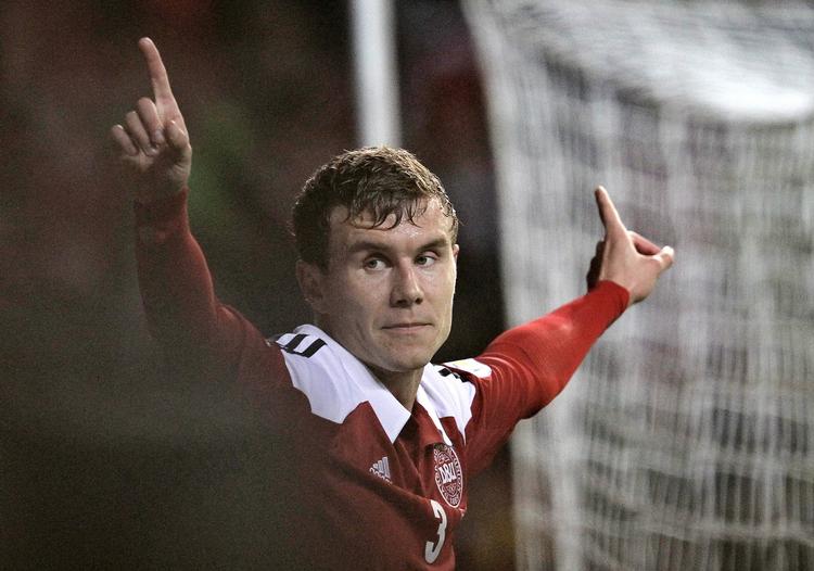 Mål. Twentespilleren fik comeback på landsholdet i 2013 og kvitterede med en scoring i storsejren over Malta. 