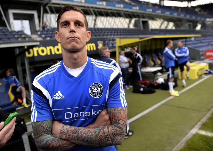 Kaptajnen. Agger står foran sin landskamp nummer 63. 
