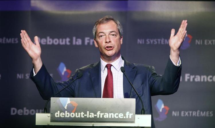 EU-FJENDE. Nigel Farage fra det stærkt EU-fjendske UK Independence Party står til at få et forrygende valg i Storbritannien. 