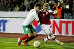 formstærk. Daniel Wass (th) har været inde i landsholdsvarmen, men er ikke med i torsdagens kamp mod Ungarn. 