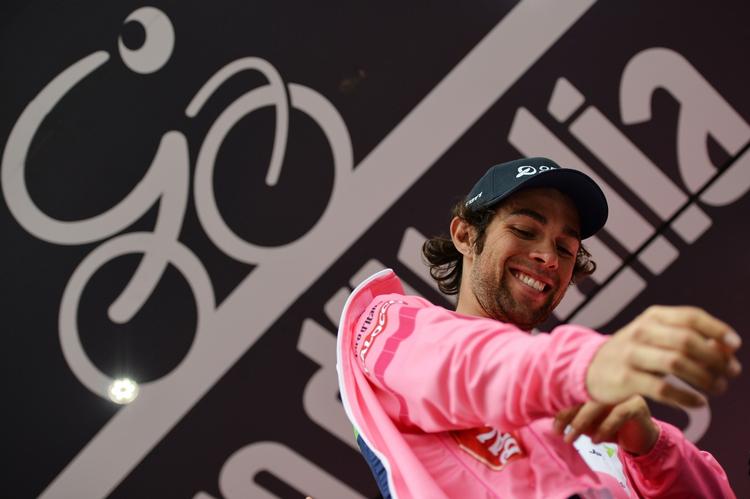 lyserødt. Michael Matthews nåede flere dage i den lyserøde førertrøje under årets Giro. 