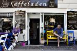 Østerbro. Der er masser af steder hvor man kan hygge sig på Nordre Frihavnsgade. 