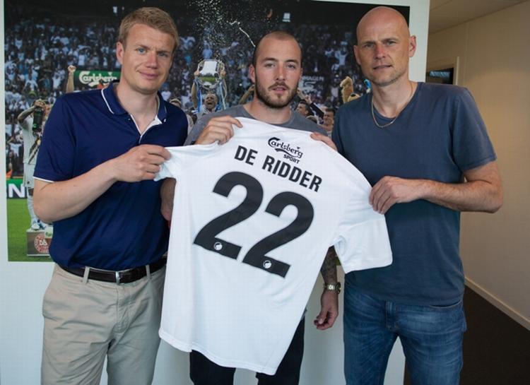 VELKOMMEN. De kommende fire år skal Steve De Ridder spille i FC København. 