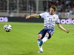 INDLÆG. I sin debut mod Ungarn var Jakob Ahlmann involveret i tre af kampens fire mål. 