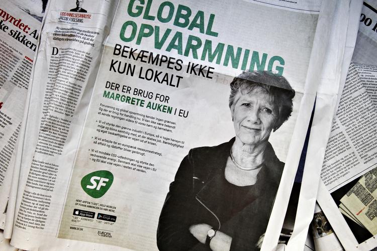 Annoncer. Europa-Nævnet vil undersøge, om Margrethe Auken og SF har misbrugt støtte. 