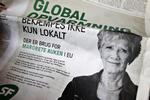 ANNONCE. SF har brugt midler fra Europanævnet til at trykke annoncer i blandt andet Politiken. 