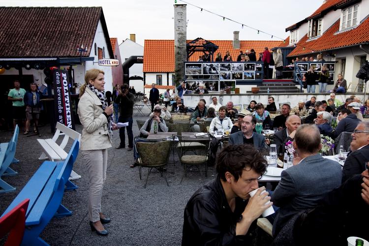 Folkemødet. Politiken holder igen i år til på Gæstgiveren i Allinge på Bornholm. 