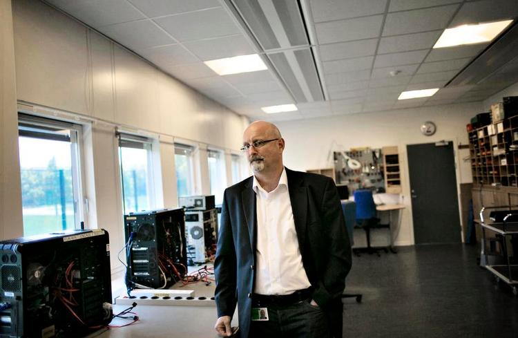 Cyberbetjent. Kim Aarenstrup har været i den private it-sikkerhedssektor. I to år var politiets nye it-boss kollega med tys-tys-kilden. Foto: Miriam Dalsgaard 