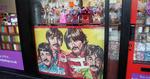 Ikoner. The Beatles er udødeliggjort i mange varianter - som her bygget op af Jelly Beans. 