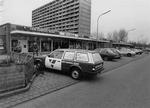 Blekingegadebanden startede med en række røverier mod pengetransportbiler, som her i Lyngby i 1983. 