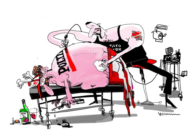 Tegning: Jørn Villumsen 