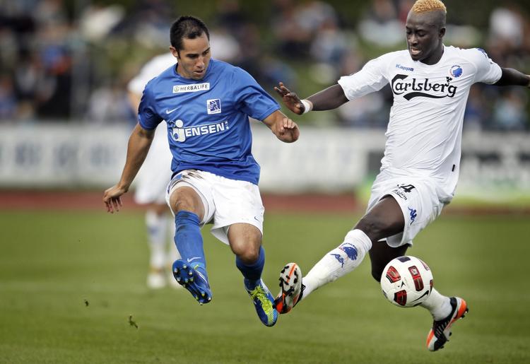 SPIL. Nu åbnes der for eksempel for udenlanske udbydere af spil på kampe i Superligaen - her Lyngby mod FCK. 