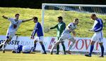 matchbold. Hobro-spillere jubler over en scoring mod Lyngby i kampen i sidste weekend. Nu er Hobro tilbage på førstepladsen, mens Lyngby snublede. 