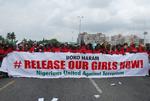 Terror. Demonstration i den nigerianske hovedstad mod den voldelige sekt Boko Haram, der spreder død og vold i landet. 