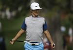 Opvarmning. Thorbjørn Olesen (her under en træningsrunde ved Masters forleden) måtte bruge et par huller på at spille sig varm i Ohio. 