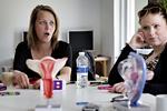SURPRISE. Eleverne på produktionsskolen i Halsnæs er overraksede over, at alle unge i kommunen nu kan få gratis prævention. 