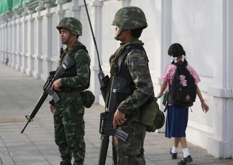 Kup. Militæret kuppede sig til magten i Thailand 22. maj efter flere måneders politisk uro og ballade 