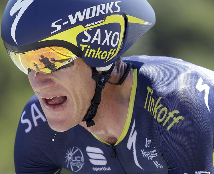 vinder . Michael Rogers (billedet) og italieneren Francesco Bongiorno lå helt tæt frem til tre kilometer før mål, da en tilskuer fik skubbet italieneren af cyklen i et forsøg på at hjælpe. 