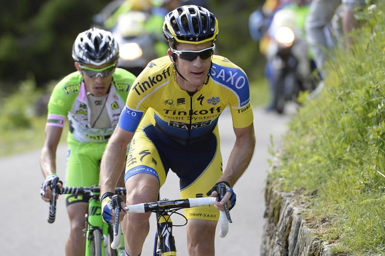 Vinder. Den 34-årige Michael Rogers krydsede målstregen som vinder af den 167 km lange 20. etape i Giro d’Italia 