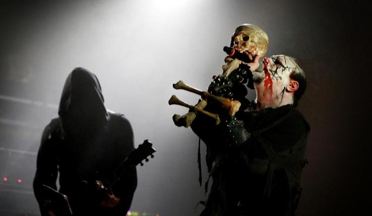 drabelig. Ungarske Attila Csihar (til højre) var den store gevinst, da Mayhem gæstede København i lørdags. 