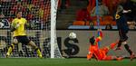 SEJRSMÅLET. Det seneste mål i en VM-kamp blev scoeret af Andres Iniesta, da han afgjorde finalen mod Holland for fire år siden. 
