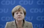 Svar. Angela Merkel, tysk forbundskansler, måtte hjælpe en partifælle i quiz-program. 