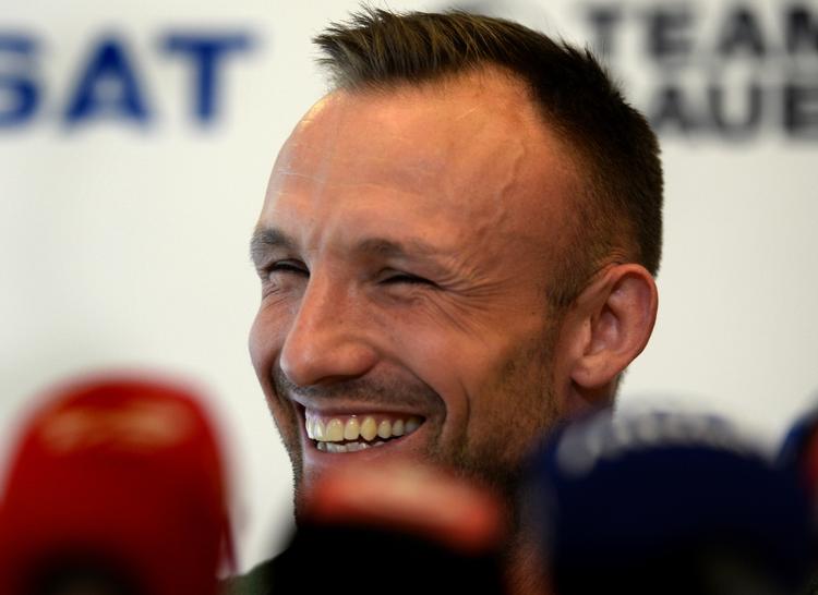 Fighter. Mikkel Kessler på pressemødet, hvor han offentliggjorde sit comeback. Nu mangler han bare den rette kamp. 