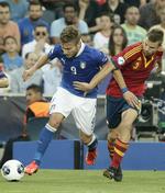 værdsat. Asier Illarramendi (th.) i infight med Italiens Ciro Immobile i en ungdomslandsholdskamp i sidste måned. 