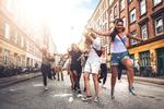 Gadefest. Der festes i de københavnske gader. 