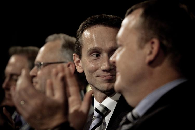 kronprins? Kristian Jensen er klar til at stille op som formand, uanset om han får en modtander eller ej, siger en central kilde til Politiken. 