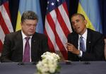 møde. Den amerikanske præsident Barack Obama og Ukraines kommende præsident Petro Porosjenko mødtes i dag for første gang i Polen. Obama er på rundrejse i Europa i disse dage. 