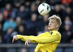 SALGSVARE. Hvis Simon Makienok bliver videresolgt fra Brøndby, falder der ikke noget af til HB Køge. 