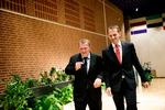Formandskab. Kristian Jensen (til højre) får mere at skulle have sagt i Venstre, men formanden hedder stadig Lars Løkke Rasmussen. 