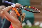 VILJESTYRKE. En enorm gejst har hjulpet Eugenie Bouchard helt frem blandt de sidste fire i French Open. 