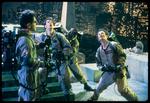 GHOSTBUSTERS. Fra venstre: Harold Ramis, Dan Aykroyd, Ernie Hudson og Bill Murray. 