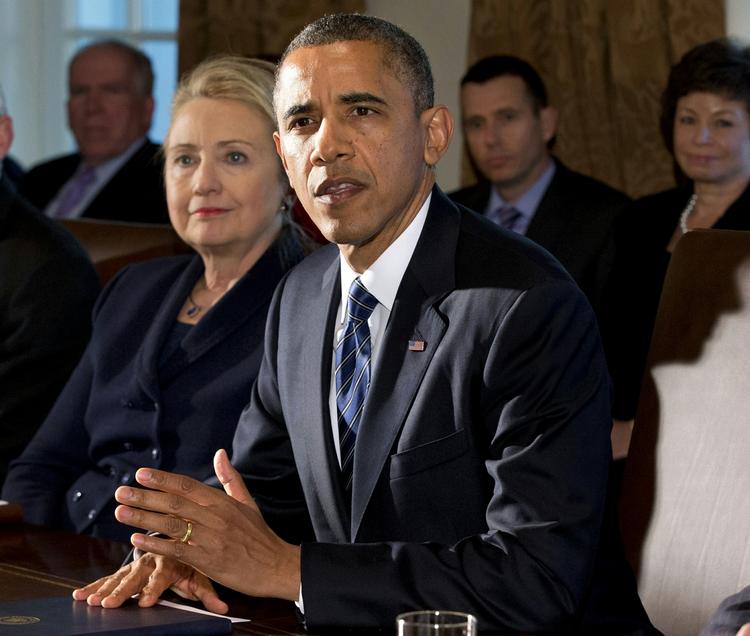 Debat. »Ingen bryder sig om at tabe en diskussion - heller ikke jeg«, siger Hillary Clinton i ny bog. Men en gang i mellem måtte hun bøje sig for sin chef, Barack Obama. 