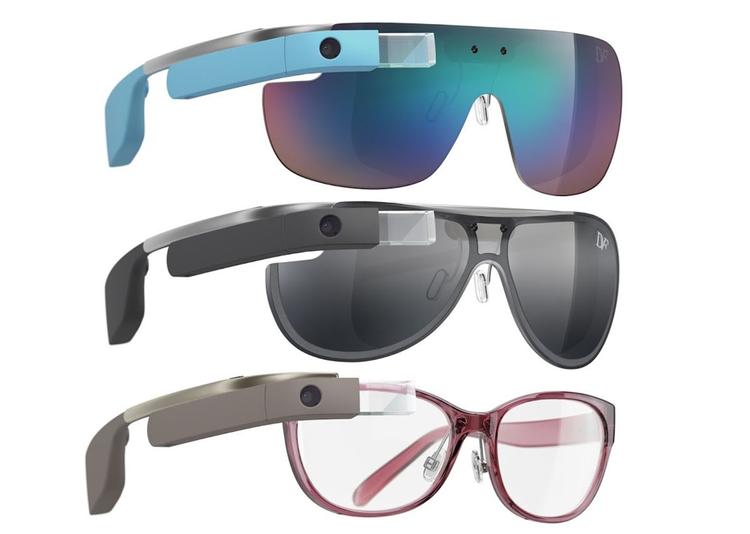SMART. Så landede de første designer-glas og -stel til Googles intelligente brille, Google Glass. Den første designer på banen er Diane Von Furstenberg. (Foto: PR/Google) 