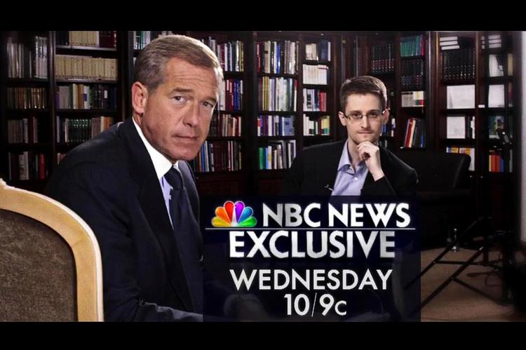 Eksklusivt. I et interview med den amerikanske tv-kanal NBC – det første til en amerikansk kanal – siger Snowden, at han før afsløringerne og ad officielle veje faktisk forsøgte at gøre opmærksom på NSA’s ulovlige overvågning. Foto: AP/NBC News 