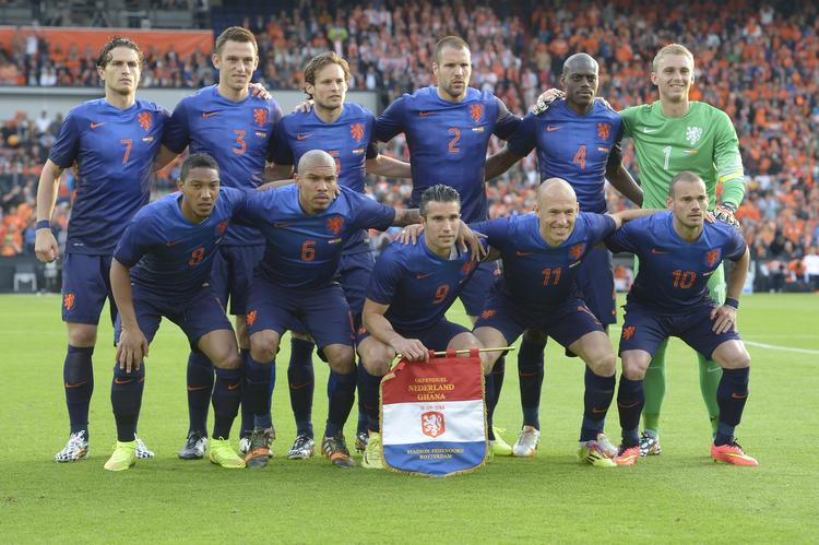 Titelbejlere? Holland spiller ved VM på fredag mod Spanien. 